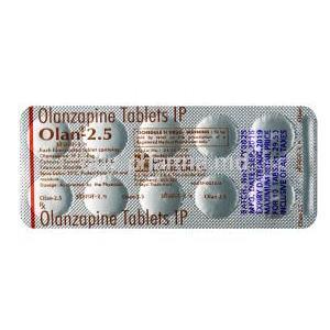 Olan, Olanzapine 2.5 mg, Tablet, Sheet information