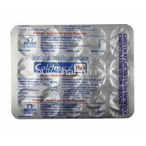 Calcimax ISO, Calcium Carbonate, Calcitriol and Soya Isoflavones capsule bacj
