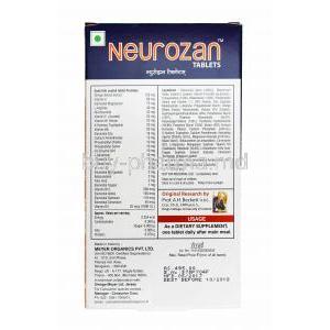 Neurozan composition