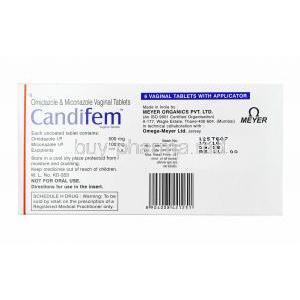 Candifem, Miconazole and Ornidazole manufacturer