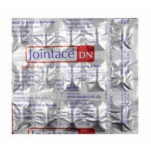 Jointace DN, Glucosamine, Diacerein, Methyl Sulfonyl Methane tablets