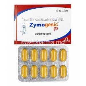 Zymogesic DS, Trypsin/ Bromelain/ Rutoside Trihydrate