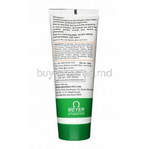 Pregna Cream tube back