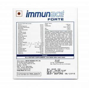 Immunace Forte composition