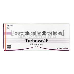 Turbovas F,  Fenofibrate / Rosuvastatin