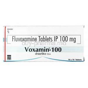 Voxamin, Fluvoxamine 100 mg, Tablet, Box