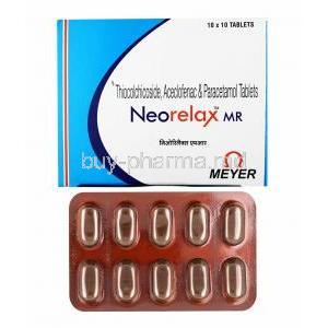 Neorelax MR, Thiocolchicoside/ Aceclofenac/ Paracetamol