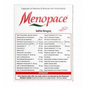 Menopace composition
