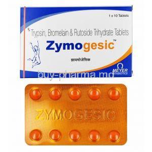 Zymogesic, Bromelain/ Trypsin/ Rutoside