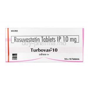 Turbovas, Rosuvastatin 10mg, Tablet, Box