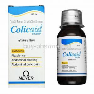 Colicaid Syrup 60ml box and bottle