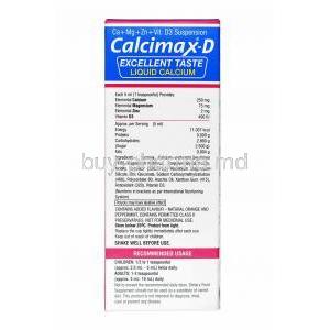 Calcimax-D Suspension composition