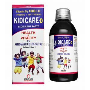 Kidicare -D Syrup, Multivitamin/ Multimineral