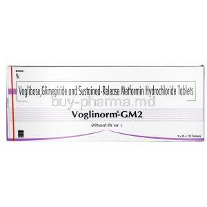 Voglinorm GM, Glimepiride / Metformin / Voglibose