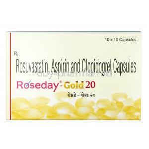 Roseday gold, Aspirin / Rosuvastatin / Clopidogrel