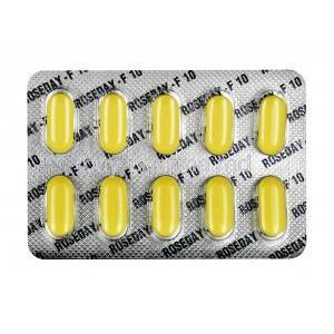 Roseday F, Fenofibrate 160mg / Rosuvastatin 10mg, Tablet,Sheet