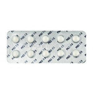 Pioz, Pioglitazone 7.5mg, Tablet, Sheet