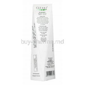 Clearz Cream direction for use