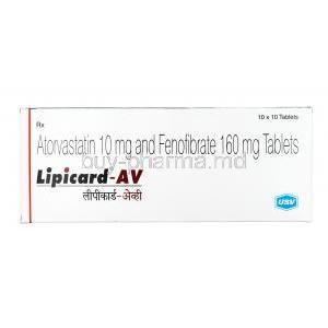 Lipicard-AV, Atorvastatin / Fenofibrate