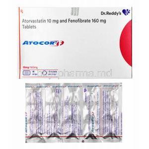 Atocor-F, Atorvastatin/ Fenofibrate