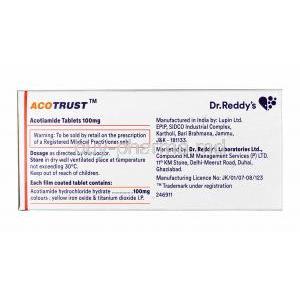 Acotrust, Acotiamide 100mg manufacturer