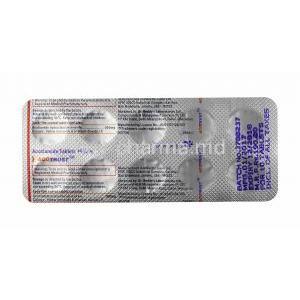 Acotrust, Acotiamide 100mg tablet back