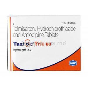Tazloc Trio, Telmisartan / Amlodipine / Hydrochlorothiazide