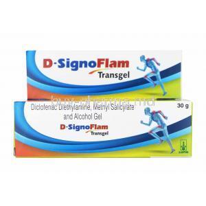 D-Signoflam Transgel, Diclofenac Diethylamine/ Methyl Salicylate/ Alcohol