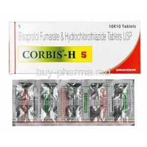 Corbis-H, Bisoprolol/ Hydrochlorothiazide