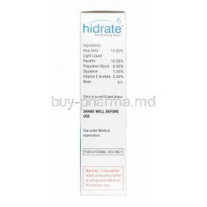 Hidrate Lotion composition