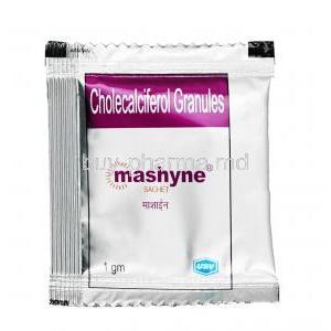 Mashyne Sachet, Cholecalciferol 100 mg, Sachet(Granules), Sachet