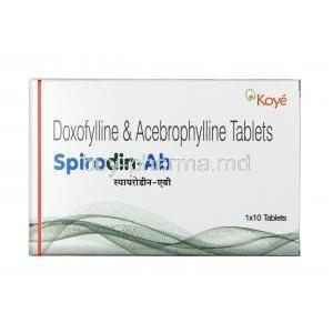 Spirodin-AB , Doxofylline / Acebrophylline