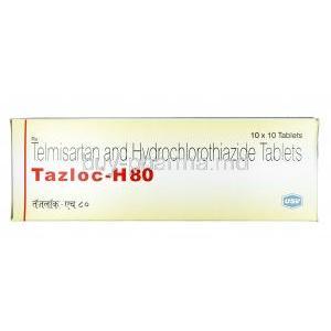Tazloc H, Telmisartan 80 mg / Hydrochlorothiazide 12.5mg, Tablet, Box