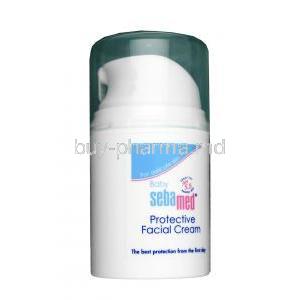 Sebamed Baby Protective Facial Cream, squalene / natural lipids / Vitamin E / Panthenol / chamomile / allantoin, cream 50ml, Bottle