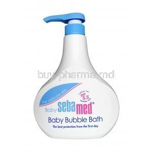 Sebamed Baby Bubble Bath, Sugar based mild cleanser and Chamomile, Liquid, 200ml, Bottle