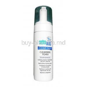 Sebamed Clear Face Antibacterial Cleansing Foam, Foam 50ml, Bottle