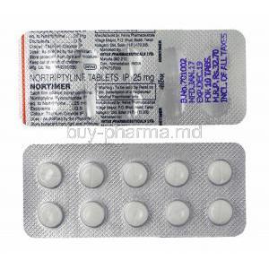 Nortimer, Nortriptyline tablets
