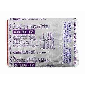 Oflox-TZ, Ofloxacin and Tinidazole tablets