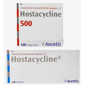 Hostacycline, Tetracycline 500 mg and 250 mg