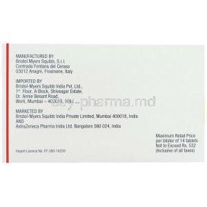 Onglyza,  Saxagliptin 2.5 Mg Box Information