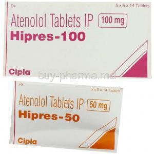 Hipres, Atenolol 50 Mg And 100 Mg