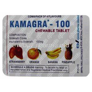 Kamagra chewable 100 mg tablet