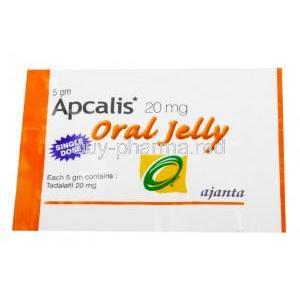 Apcalis-sx Oral Jelly, Tadalafil 20mg sachet