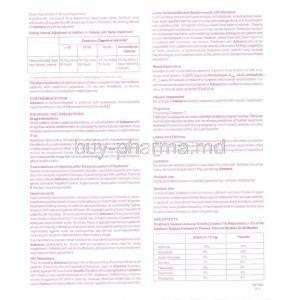 Adsera, Generic Hepsera, Adefovir Dipivoxil Information Sheet 2