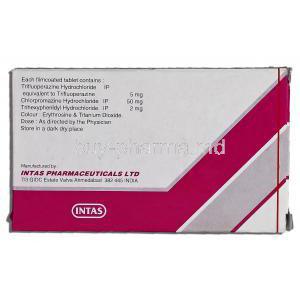 Neocalm Forte, Trifluoperazine Chlorpromazine, Box and Description