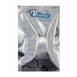 Advantix Spot On for Dogs over 25kg, sachet back