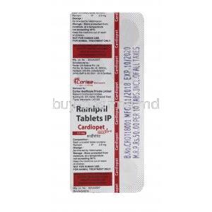 Cardiopet tablets back