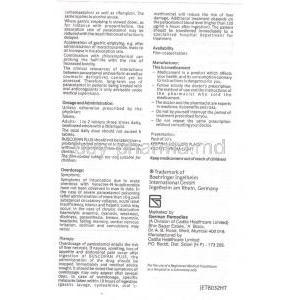 Buscopan Plus,  Hyoscine Butylbromide/ Paracetamol Information Sheet 2