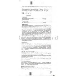Butop, Generic Mentax, Butenafine Information Sheet 1