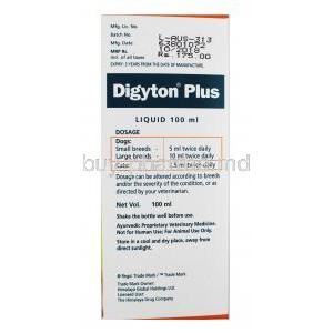 Digyton Plus Liquid for Dogs and Cats dosage